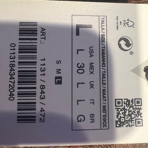 NWT ZARA HEATHERED BODYSUIT MINK BROWN - Picture 6 of 6